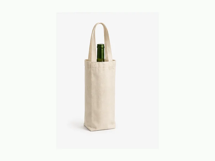 Canvas Wine Bottle Bag for bulk custom promotional orders